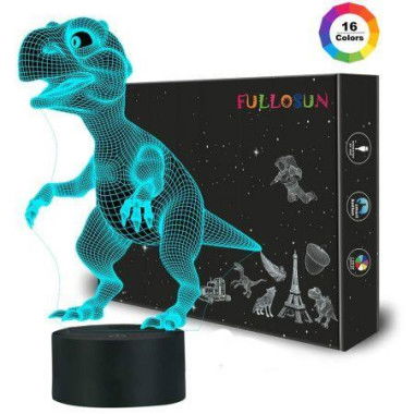 3D Dinosaur Bedside LampXmas Birthday For Kids Baby Boy