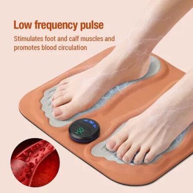 3D Foldable Electric Wireless Massage Mat Feet Muscle Stimulator Electric Foot Massager Pad with 6 Modes