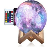 Detailed information about the product 3D Galaxy Moon LampCool Night Light For Kids12CM16 ColorsRemote ControlWood Stand - Space Gift For Kids Room Decor For Teen Girls - Pink Lava Lamp