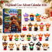 3D Highland Cow Advent Calendar 2026, 24 Days with 24 PVC Hanging Ornaments, Christmas Tree Decorations and Gifts for Cow Lovers. Available at Crazy Sales for $19.99