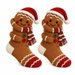 3D Hugging Christmas Socks, Knit Animal Holiday Socks for Women Men, Soft Stretchy Knit with Dimensional Holiday Characters for Lounging Parties. Available at Crazy Sales for $14.95