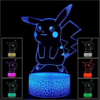 3D Illusion Night Light Visual Creative LED Desk Lamp Touch Control 7 Color Changing For Home Decor Or Holiday Gifts For Kids