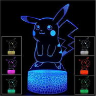 Detailed information about the product 3D Illusion Night Light Visual Creative LED Desk Lamp Touch Control 7 Color Changing For Home Decor Or Holiday Gifts For Kids