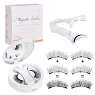 Detailed information about the product 3D Natural Double-Sided Magnetic False Eyelashes Kit Reusable Portable Fake Eyelashes With Eyelash Clipï¼ŒSize CT10-3