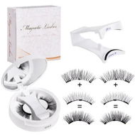 Detailed information about the product 3D Natural Double-Sided Magnetic False Eyelashes Kit Reusable Portable Fake Eyelashes With Eyelash Clipï¼ŒSize CT10-5