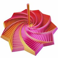Detailed information about the product 3D Printed Expanded Sensory Fidget Star,Sensory Fidget Star with Handle,Colorful Whirling Spiral Design,Star Shaped Fidget Star (Small)