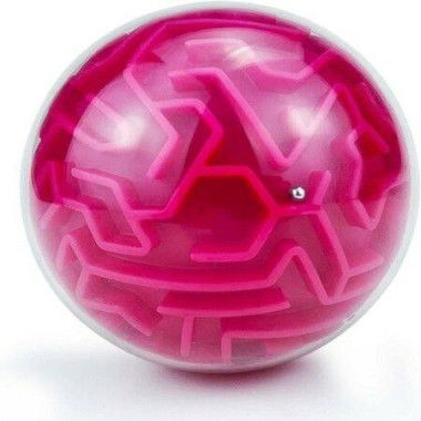 3D Puzzle Toy, Memory Maze Ball Puzzle Toy Gifts-Low Difficulty Hard Challenges Game Tiny Balls Brain Teasers Game (Red)