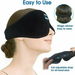 3D Sleep Mask Bluetooth Wireless Music Eye Mask with Bass Stereo Speakers Blackout Soft Sleep Aid. Available at Crazy Sales for $19.99