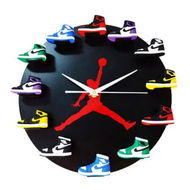Detailed information about the product 3D Wall Clock Basketball Shoes Clocks 30cm Creative Sports Kids Bedroom Home Office Living Room Decoration Modern Art Decor