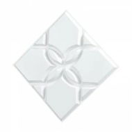 Detailed information about the product 3D Wall Panels 33-Pack 30 x 30 cm PVC 2.97 mÂ² Coverage Floral Matte White