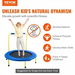 3FT Trampoline for Kids 92 cm Trampolines Indoor/Outdoor Trampoline for Toddlers Foldable Mini Baby Trampoline with Foam Handle Recreational Trampoline. Available at Crazy Sales for $109.95