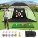 3m Golf Practice Net Hitting Chipping Putting Mat Ball Target Set Portable Training Aids Home Backyard Sport Practise Driving Range Foldable Carry Bag. Available at Crazy Sales for $89.99