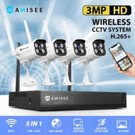 Detailed information about the product 3MP Security Camera Set Wireless Home CCTV House Indoor Outdoor Surveillance System Full HD with 4 Channel WiFi NVR