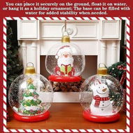 Detailed information about the product 3p 55cm PVC Inflatable Christmas Ball Ornament Xmas Blow up Ornaments Holiday Blow Ball Yard Outdoor Lawn Porch Decorations Birthday Gift