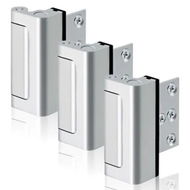 Detailed information about the product 3PACK Home Security Door Reinforcement Lock Childproof,Add High Security to Home Prevent Unauthorized Entry,Aluminum Construction Finish,Silver