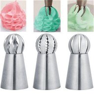 Detailed information about the product 3pc Sphere Ball Russian Icing Piping Nozzles Tips Cake Decor Pastry Cupcake Set for Home,Cake Shop and Commercial
