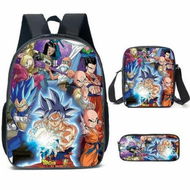 Detailed information about the product 3pcs Dragon Ball Cartoon Backpack Set Travel Backpack 43cm Multi-Function Daypack Large Capacity Shoulder Bag for Daily Life Christmas Birthday Gifts