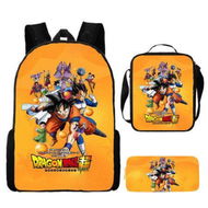 Detailed information about the product 3pcs Dragon Ball Cartoon Backpack Set Travel Backpack 43cm Multi-Function Daypack Large Capacity Shoulder Bag for Daily Life Christmas Birthday Gifts