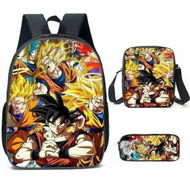 Detailed information about the product 3pcs Dragon Ball Cartoon Backpack Set Travel Backpack 43cm Multi-Function Daypack Large Capacity Shoulder Bag for Daily Life Christmas Birthday Gifts