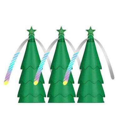 3pcs Insect repelling Christmas tree Fly Fan Retractable Indoor Outdoor