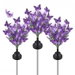 3PCS Lavender Butterfly Solar Power Garden Light Outdoor Landscape Halloween Ground Lamp Waterproof Pathway Christmas Holiday Decoration for Yard Lawn. Available at Crazy Sales for $26.99