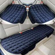 Detailed information about the product 3pcs Plush Plaid Thicken Warm Car Seat Cushion Pad Car Seat Protector Car Front Rear Seat Covers For Car SUV Truck Car Accessories