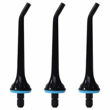 3Pcs Replacement Tips for Oralfree, Nicwell, Nicefeel, COSLUS, Mospro, Zerhunt Water Flosser, Oral Irrigator Jet Tip Nozzel, Black