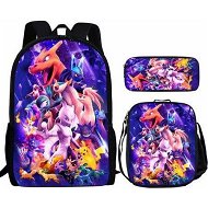 Detailed information about the product 3pcs-s6 Pokemon Cartoon Backpack Set Travel Backpack 40cm Multi-Function Daypack Large Capacity Shoulder Bag for Daily Life Christmas Birthday Gifts
