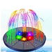 3W LED Solar Fountain Pump 900mAh Solar Powered Fountain Pump with 6 LED Lights Bird Bath with 8 Nozzles. Available at Crazy Sales for $38.66