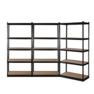 Detailed information about the product 3x0.7m Warehouse Shelving Racking Storage Garage Steel Metal Shelves Rack