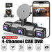 4 Channel Dash Cam 360 Degree View,FHD Front and Rear Inside,Left Right Dash Camera for Cars,8 IR Lamps Night Vision,G-Sensor Parking Mode Loop Recording. Available at Crazy Sales for $49.95