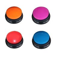 Detailed information about the product 4 Color Voice Recording Button,Dog Buttons for Communication Pet Training Buzzer,30 Second Record & Playback,Funny Gift for Study Office Home - 4 Color Packs