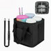 4-Cup Reusable Drink Carrier,Insulated Collapsible Beverage Bag No-Spill Base Adjustable Dividers,Portable Cup Caddy with Shoulder Strap for Delivery,Black. Available at Crazy Sales for $29.99