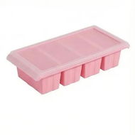 Detailed information about the product 4 Cups Silicone Ice Cube Tray 1 Cup/250 mL Silicone Freezer Tray with Lids,Perfect for Storing Soup,Broth,Sauces,Batch Cooking Color Pink