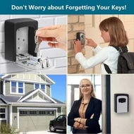 Detailed information about the product 4-Digit Combination Key Lock Box for Indoor and Outdoor Use - Perfect for Homes, Hotels, and More!