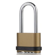 Detailed information about the product 4 Digit Combination Lock Zink Alloy Padlock With Long Shackle Combo Padlock For Outdoor Use Sheds Locker Storage Unit Gym And Gate