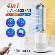 Detailed information about the product 4 in 1 Bladeless Tower Fan Electric Cool Air Hot Heater HEPA Filter Plasma Disinfection Purifier Oscillation