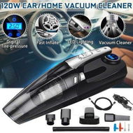 Detailed information about the product 4 In 1 Car Handheld Vacuum Cleaner Air Pump For Auto DC 12V Digital Inflatable Boat Air Compressor Automobile Car Motorcycles