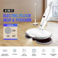 Detailed information about the product 4 In 1 Cordless Electric Floor Mop Cleaner Polisher Sweeper Washer with Microfiber Pads for Wood Marble Tile