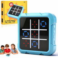 Detailed information about the product 4-in-1 Electronic Tic Tac Toe Game,Handheld Tic Tac Electronic Game,Noughts and Crosses Games,Portable Travel Games,Mastermind Training