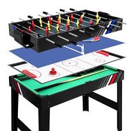 Detailed information about the product 4-in-1 Games Table Soccer Foosball Pool Table Tennis Air Hockey Home Party Gift