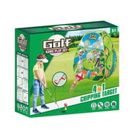 Detailed information about the product 4 In 1 Kiid Golf Game Target Set Ideal For Chiildren And Families Looking For Fun Outdoor Activities