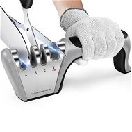 Detailed information about the product 4-in-1 Knife Sharpener 4 Stage with a Pair of Cut-Resistant Glove,Original Premium Polish Blades,Best Kitchen Knife Sharpener Really Works for Ceramic and Steel Knives,Scissors