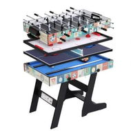 Detailed information about the product 4-in-1 Soccer Table Foldable Game Foosball Table Tennis Pool Hockey
