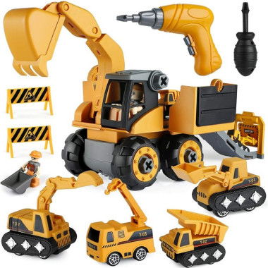 4-in-1 STEM Construction Building Toys Christmas Birthday Gifts Boys Girls