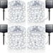 4 Pack 160FT 400 LED Solar String Lights,Waterproof Solar Fairy Lights with 8 Lighting Modes,Solar Outdoor Lights (Daylight White). Available at Crazy Sales for $39.99