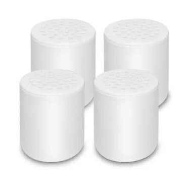 4 Pack 25 Stage Shower Filter Replacement High Output Softens Hard Water Removes Chlorine Universal Design
