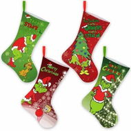 Detailed information about the product 4 Pack Grinchs Christmas Stockings,47cm Large Stocking Christmas Bulk Grinchs Christmas Decorations Grinches Decor Ornaments Holiday Home Indoors