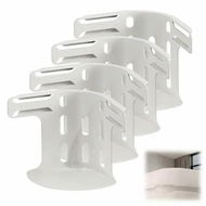 Detailed information about the product 4 Pack Locking Bed Sheet Holders,Sheet Holder,Secures Sheets Firmly in Place,Heavy Duty Panel Holder,Easy One-Time Installation Color White