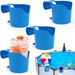 4 Pack Poolside Cup Holder for Above Ground Swimming Pool,No Spill Drink Holder Fits 2 Inch or Less Round Top Bar. Available at Crazy Sales for $9.99